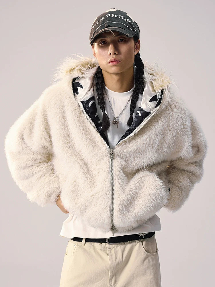 Remedy Faux Fur Mohawk Hooded Jacket