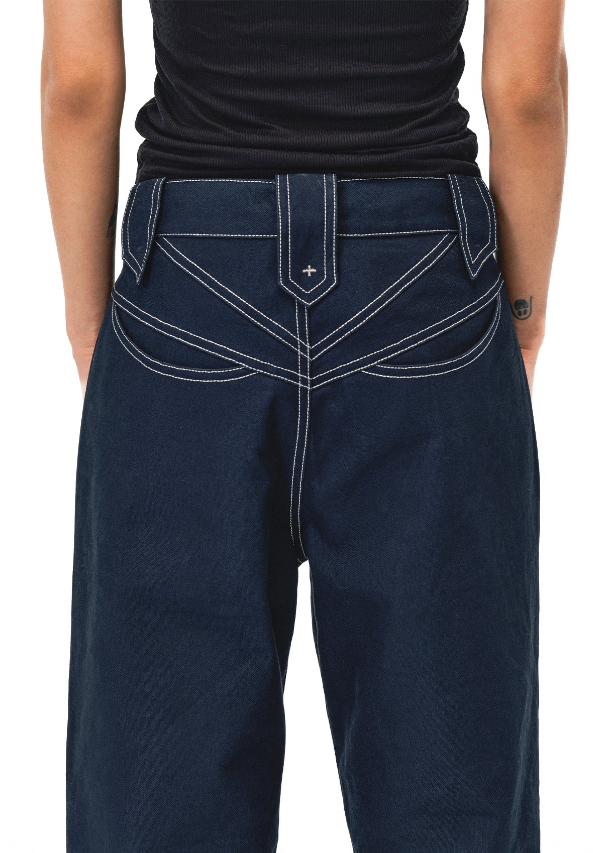 EVILKNIGHT(EK) Devil Eye Structured Canvas Pants