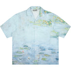 Harsh and Cruel Monet Sunset Landscape Oil Painting Printed Shirt