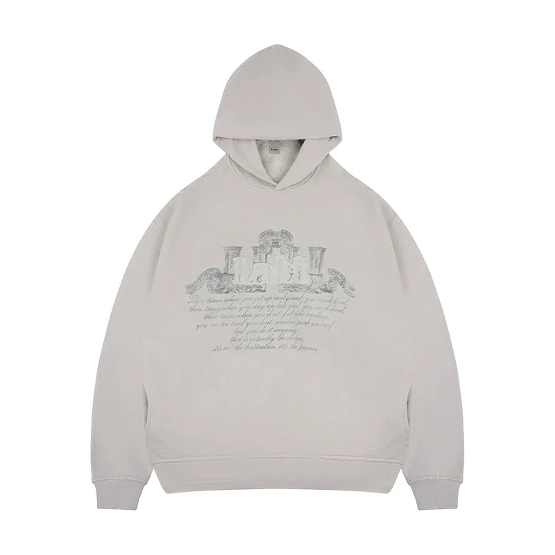 Labt Reboot Civilization Printed and Embroidered Hoodie