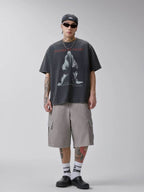 F2CE Cargo Pocket Distressed Baggy Shorts