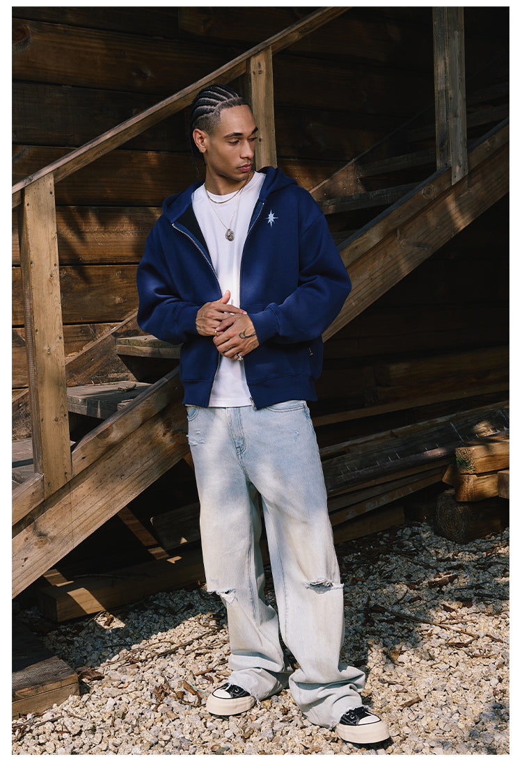 Remedy RMD 3D Gel Print Zip Up Hoodie