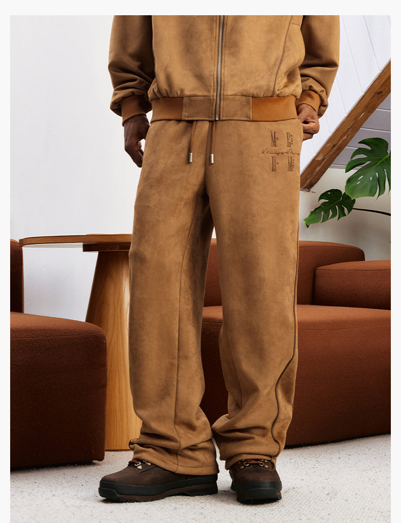 MEDM Suede Track Pants