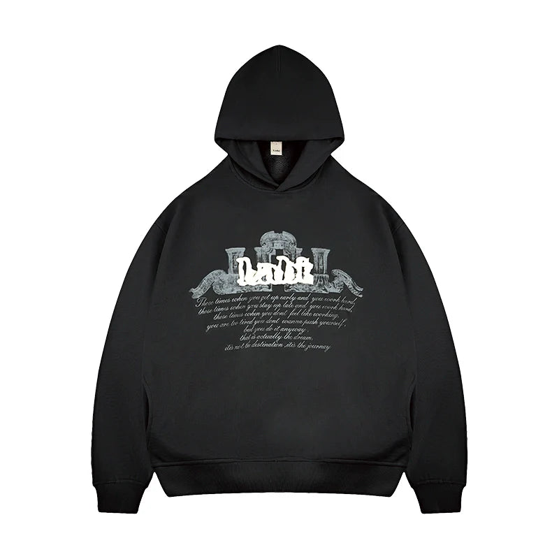 Labt Reboot Civilization Printed and Embroidered Hoodie