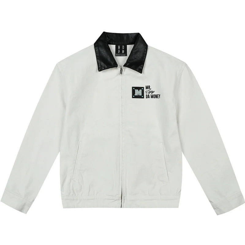MEDM Turquoise Metal Patch Detroit Jacket