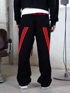 TGFCLUB PRIME KILLA Print Rhinestone Double Waist Sweatpants