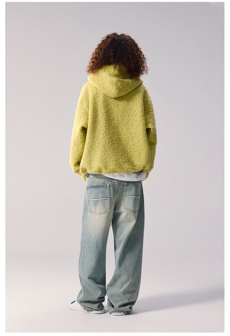 Remedy Sherpa Fleece Half Zip Hoodie