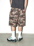 LIBERAFIT Skeleton Patch Embroidered Mesh Shorts