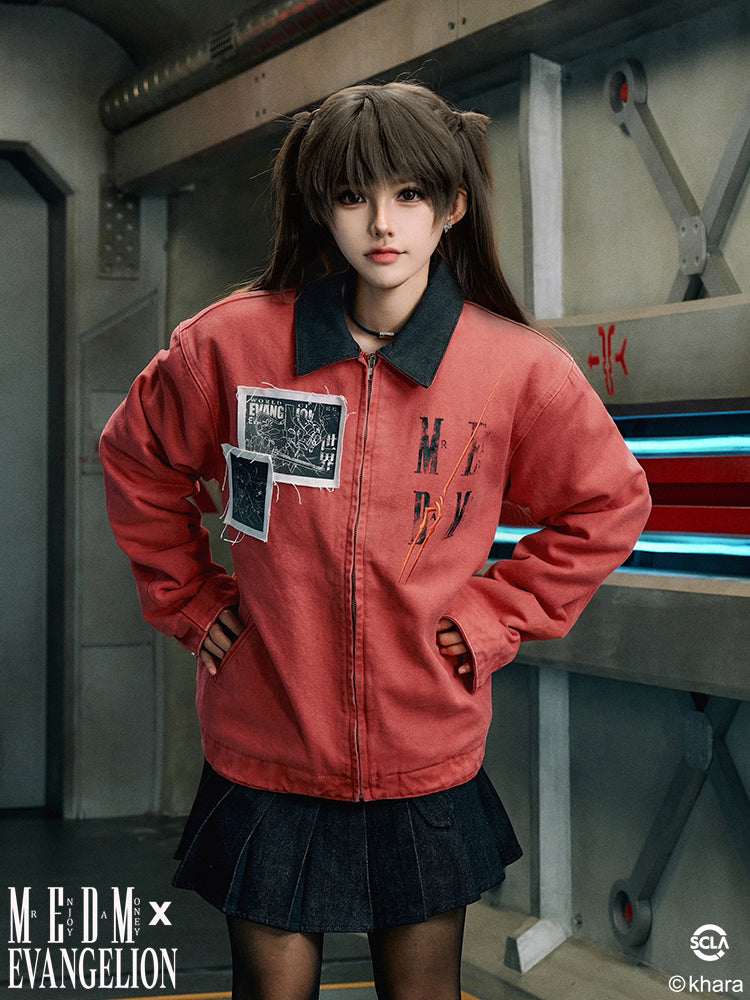MEDM x EVA Unit-01, Unit-02 Washed Detroit Jacket