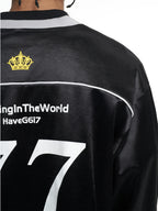 F3F Select Number 7 Crown Badge Long Sleeve Hockey Jersey