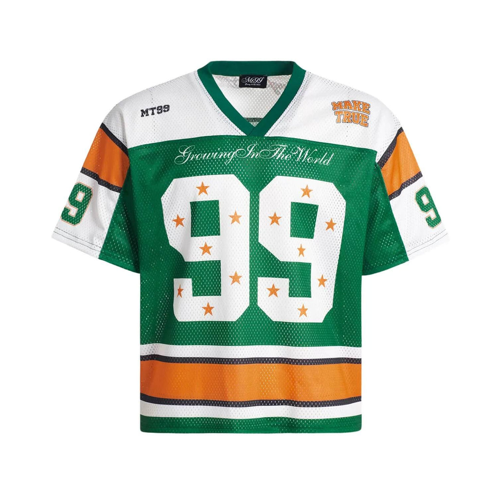 F3F Select Star 99 Numbering Color Block Mesh Short Sleeve Jersey