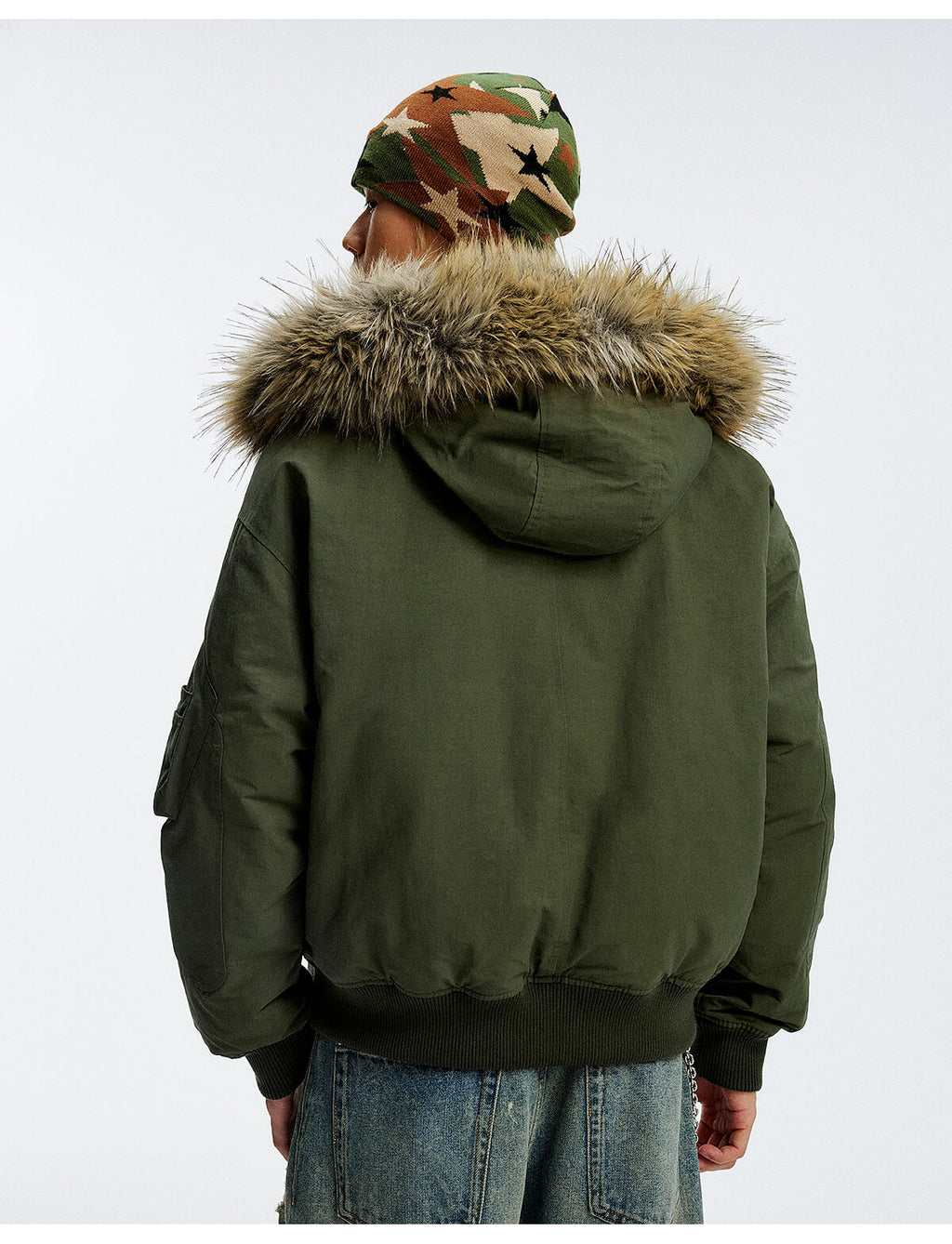 MEDM Fur Hood N-2B Flight Jacket
