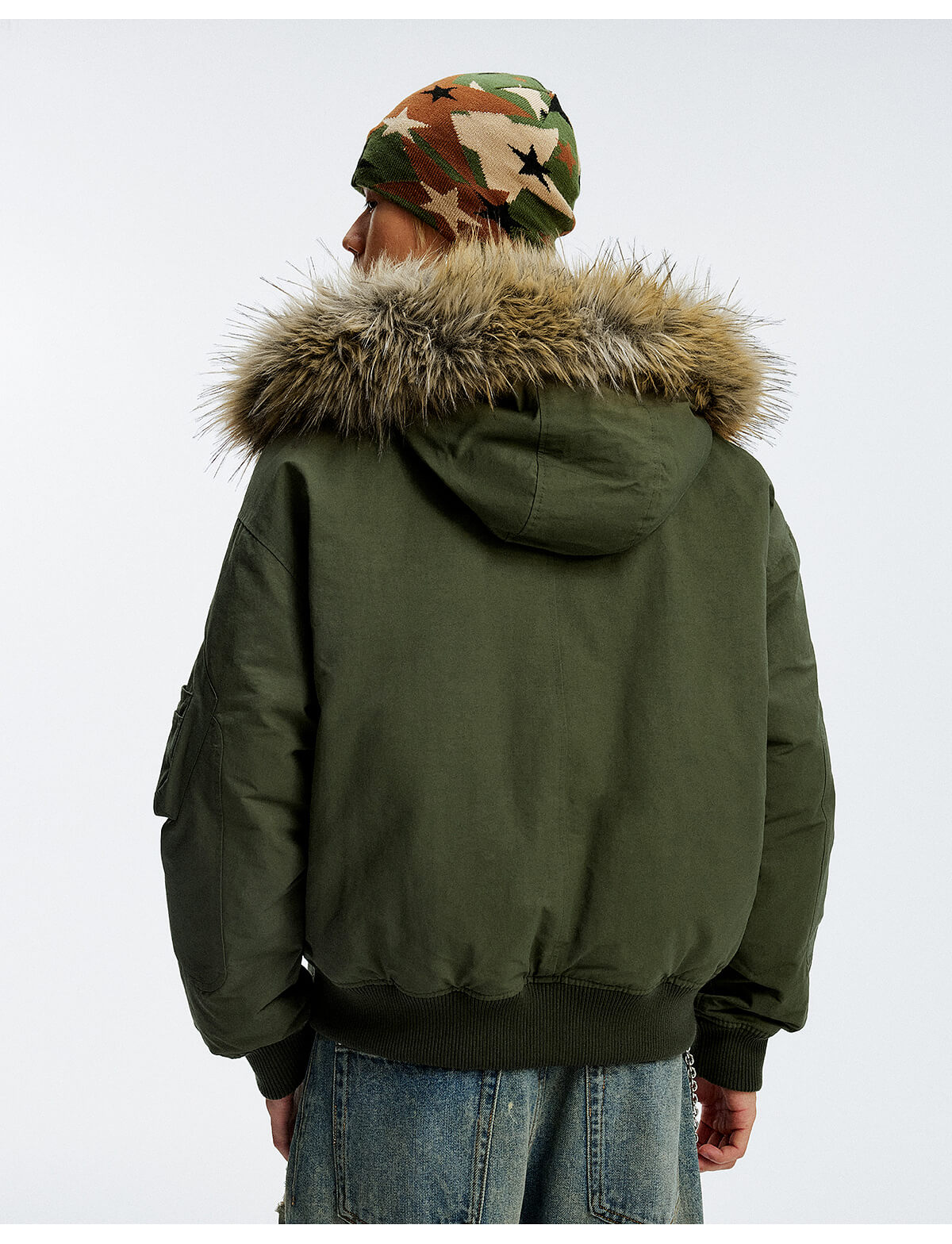 MEDM Fur Hood N-2B Flight Jacket