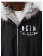 MEDM Fur-Lined Hooded Jacket