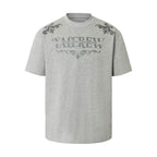YADcrew Baroque Raised Logo Print Tee