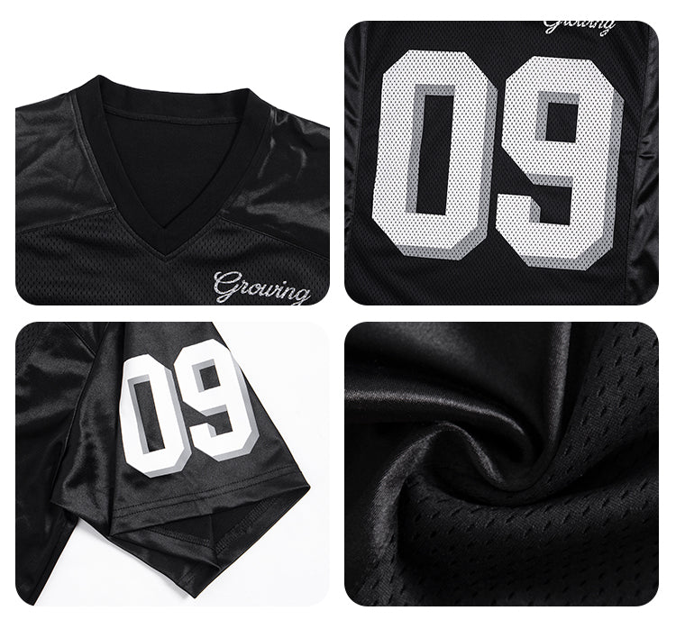 F3F Select 09 Numbering Printed Logo Mesh Hockey Jersey Tee