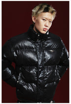 Remedy Cracked Design Puffer Jacket
