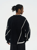 Harsh and Cruel Deconstruction Distressed Knit Sweater