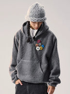 Remedy Sherpa Fleece Half Zip Hoodie