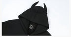 MEDM Angel & Devil Horns Zip-Up Hoodie