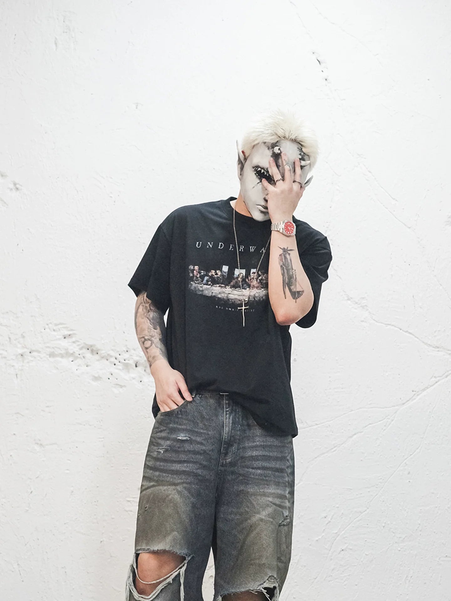UNDERWATER Last Supper Vintage Graphic Tee
