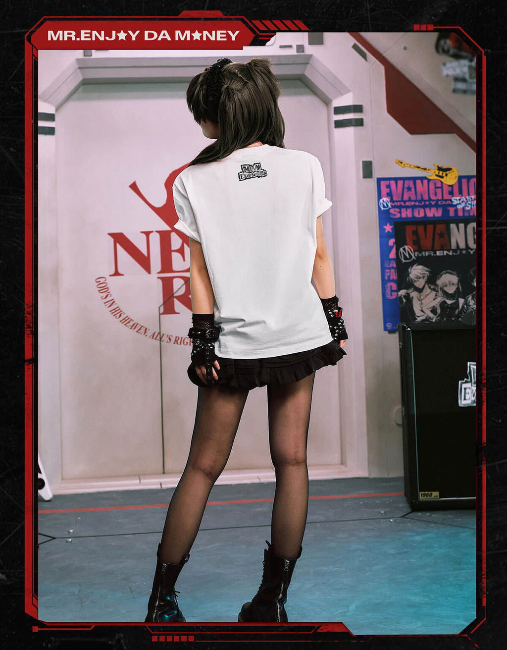 MEDM x EVA NEVER END Character Code Graphic Tee
