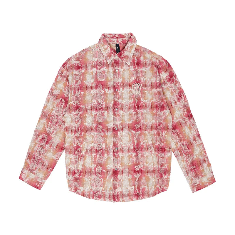 1807 Plaid Faded Long Sleeve Shirt