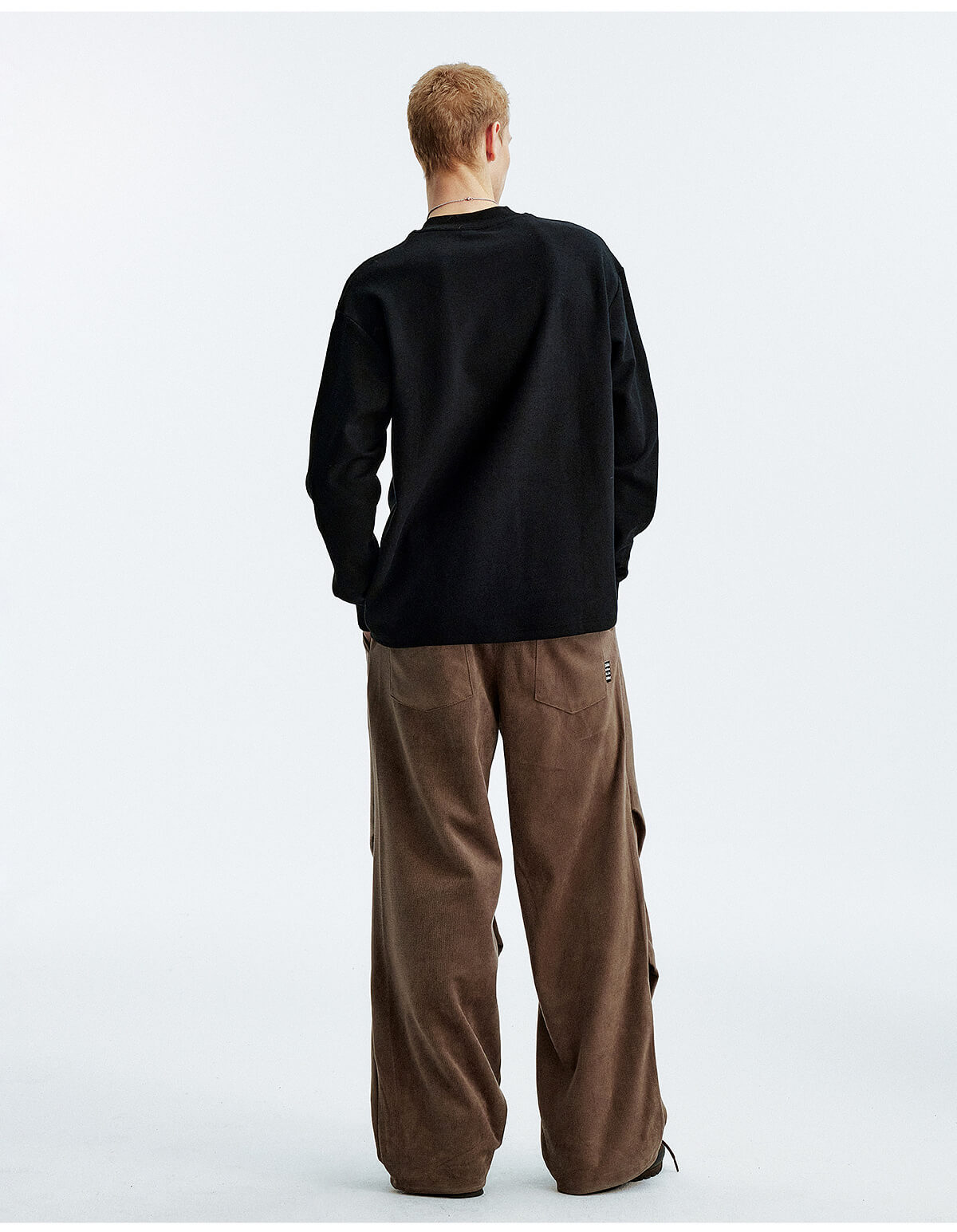 MEDM Warm Fleece Basic Long Sleeve Tee