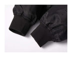 KARMANISTIC Embroidered Hooded Puffer Bomber Jacket