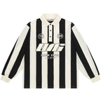 Harsh and Cruel Striped Logo L/S Jersey Shirt