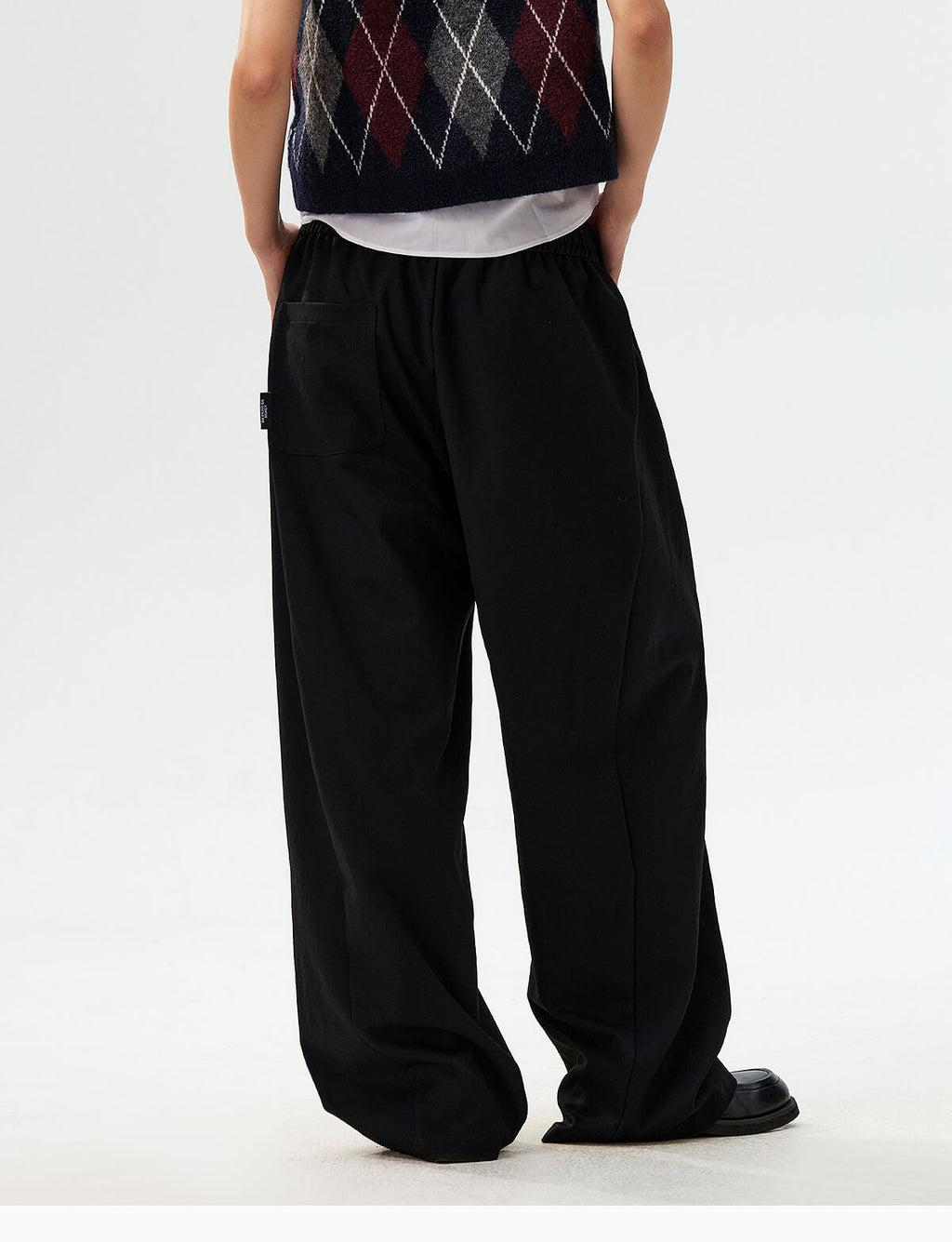 MEDM Deconstructed Patchwork Baggy Track Pants