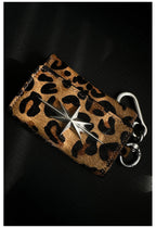 Remedy Metal Studded Keychain Coin Card Leather Wallet