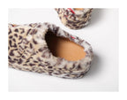 KARMANISTIC Leopard Fur Embroidered Slipper Clogs