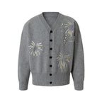 YADcrew Pearl Fireworks Knit Cardigan