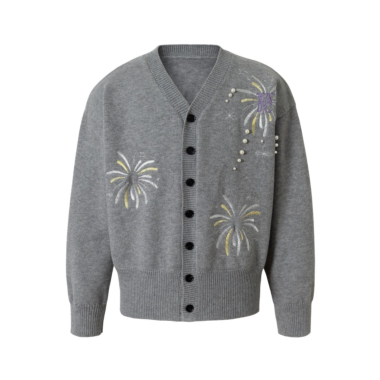 YADcrew Pearl Fireworks Knit Cardigan