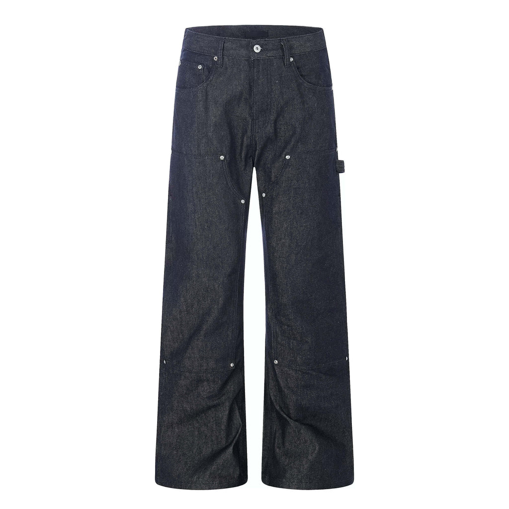 F3F Select High Rise Baggy Double Knee Painter Jeans