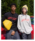 S45 Basic Large Logo Print Long Sleeve Tee
