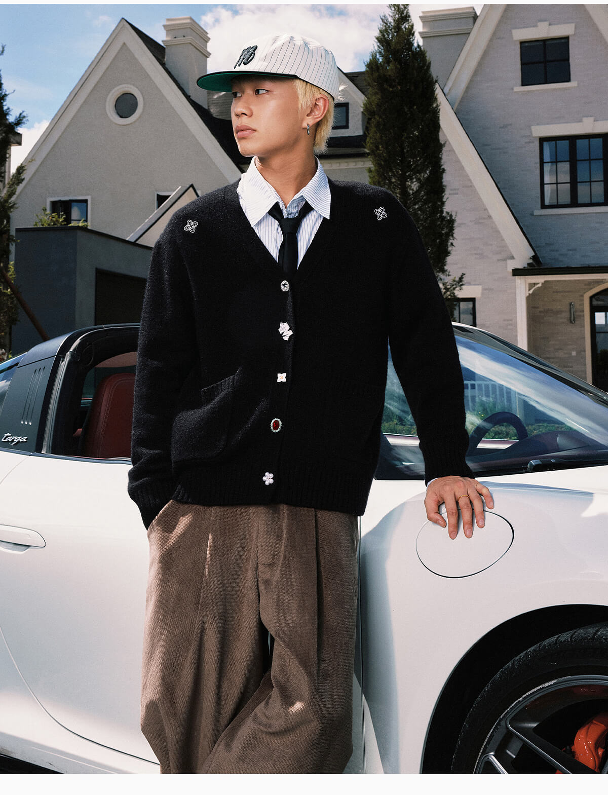 MEDM Multi Button Knit Cardigan