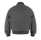ANTIDOTE Deconstructed Washed Canvas Bomber Jacket