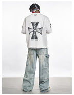 F3F Select Cross Print Mesh Jersey