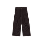 LIBERAFIT Waffle Texture Corduroy Flap Pocket Baggy Cargo Pants