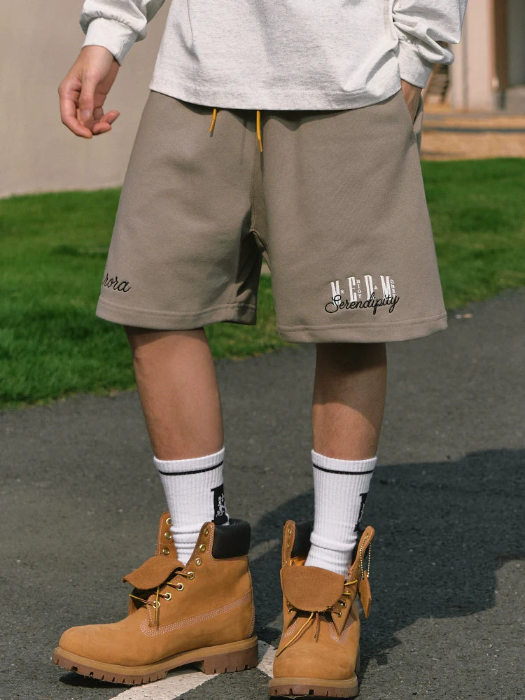 MEDM 3D Embroidered Sweat Shorts