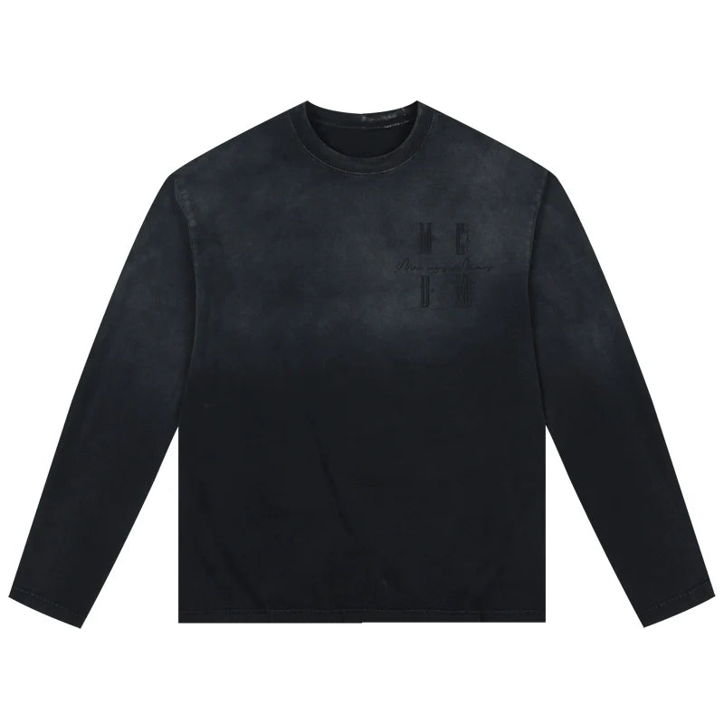 MEDM Gradient Washed Long Sleeve Tee