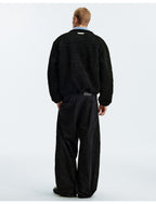 MEDM Plaid Trim Sherpa Short Jacket