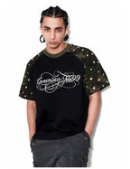 F3F Select Star Print Raglan Color Block Tee