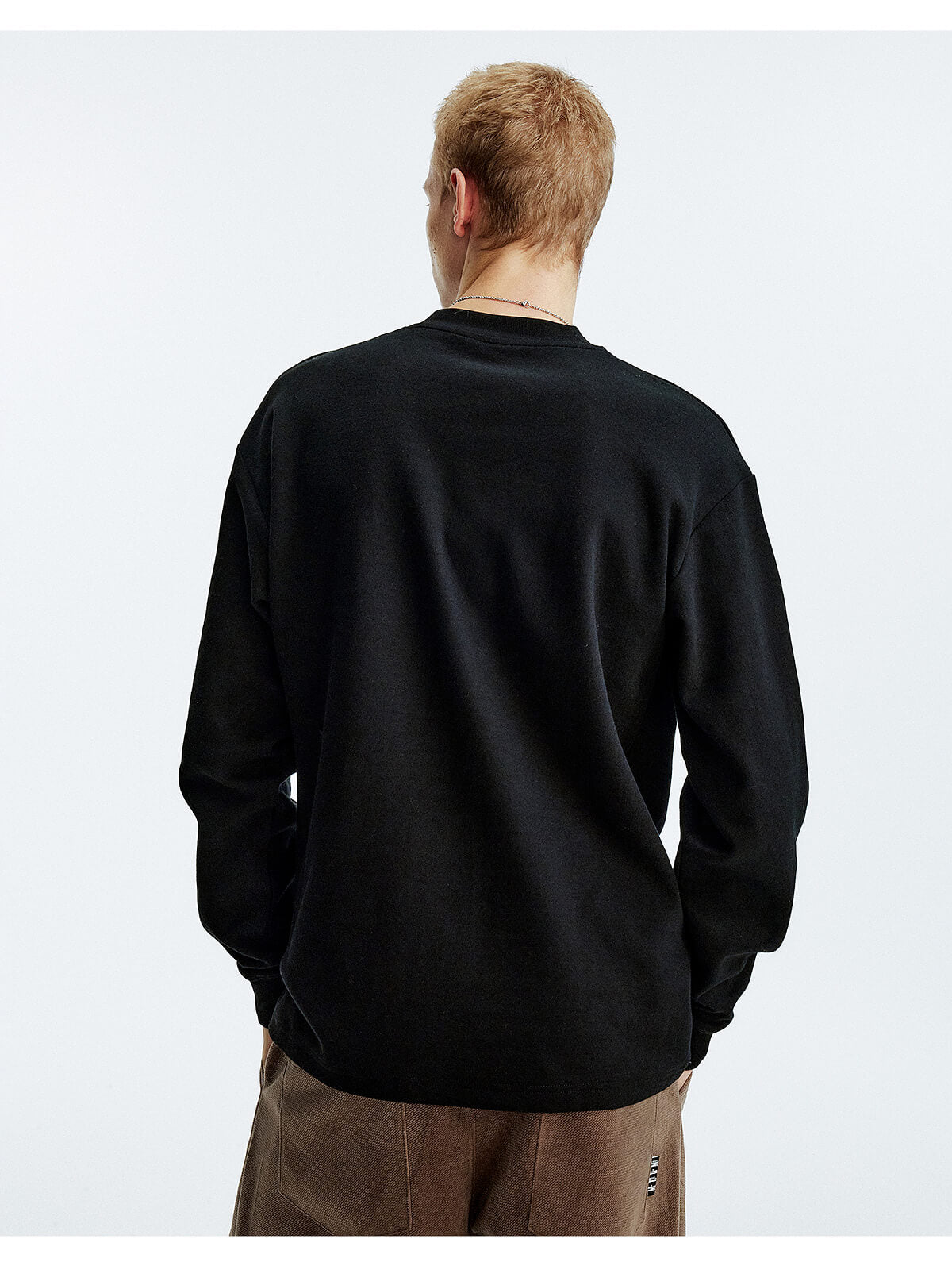 MEDM Warm Fleece Basic Long Sleeve Tee