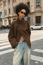 STEEPC Pure Wool Mid Length Coat