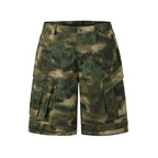 NOVACAM Camouflage Multi-Pocket Baggy Cargo Shorts