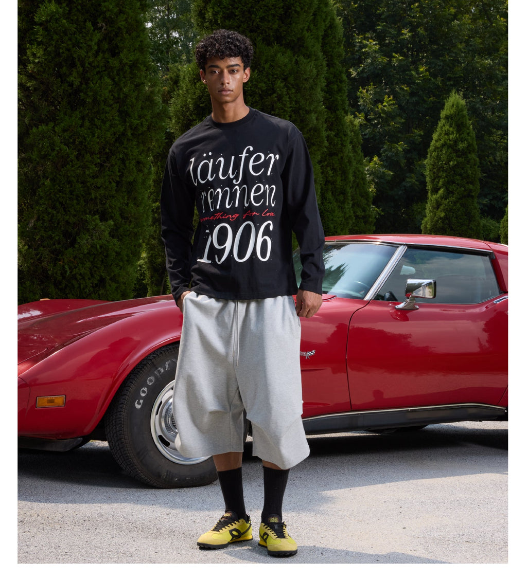S45 Runner Print Long Sleeve Tee