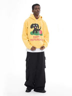EMPTY REFERENCE Puppy Logo Print Hoodie